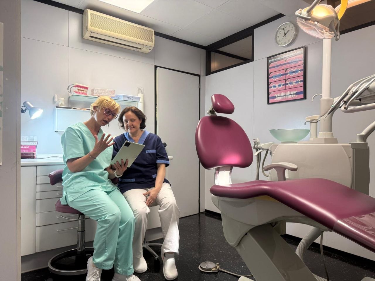 Interior de la Clínica Dental Dra. Ureta al carrer del Rosselló 134, Eixample Barcelona